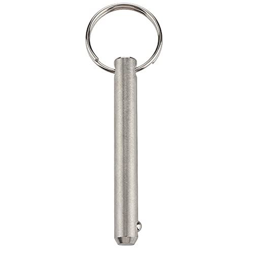 4 Pcs Long Quick Release Pin, Diameter 3/8"(9.5Mm), Usable Length 2.4"(61Mm), Overall Length 3"(76Mm), Full 316 Stainless Steel, Bimini Top Pin, Marine Hardware #TOP3
