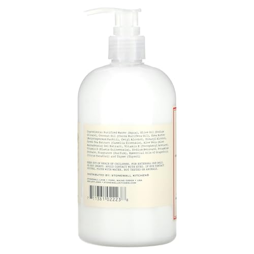 Lotion mains Pamplemousse Thyme Stonewall Kitchen 500ml : hydratation fraîche - 2