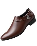 SUOLA: suola leggera e antiscivolo, leggera e flessibile, il motivo tridimensionale sul fondo migliora efficacemente l'attrito e la presa delle scarpe da uomo.