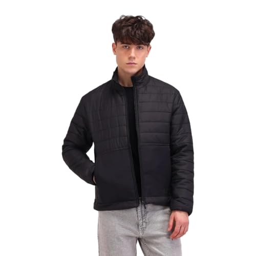 Image of Flying Machine Regular Fit Solid Padded Jacket