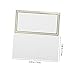 OHPHCALL 100Pcs Wedding Table Place Cards Elegant Foil Blank Tent Cards for Events and Design for Reception Dinner Parties and All Occasions