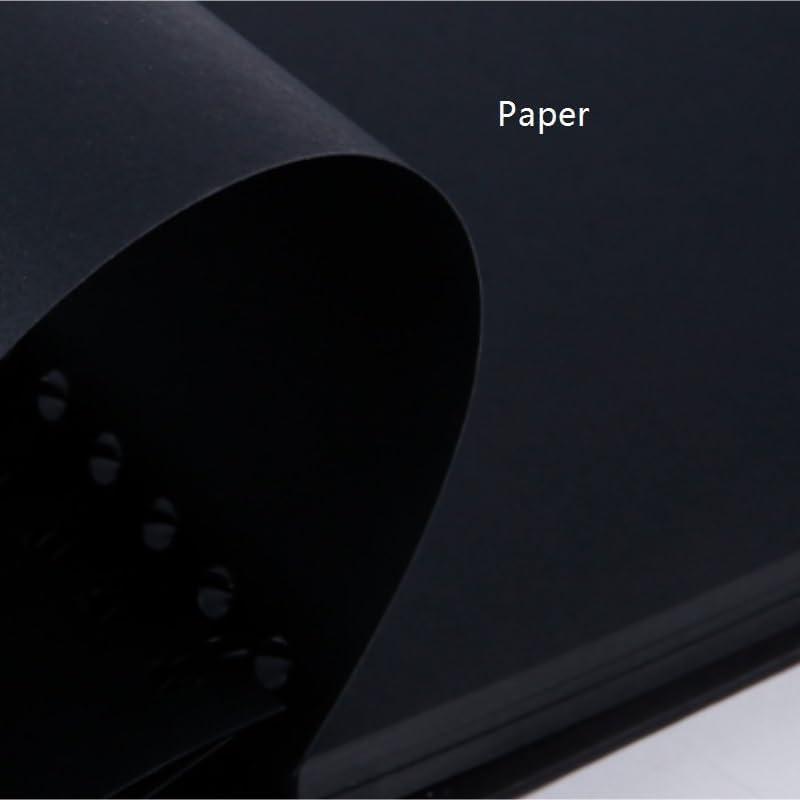 Travel Growth Commemorative Book ﻿ DIY Handmade Photo Album Coil Photo Album Travel Graduation Yearbook Applicable to photos, receipts, star cards, etc(D)