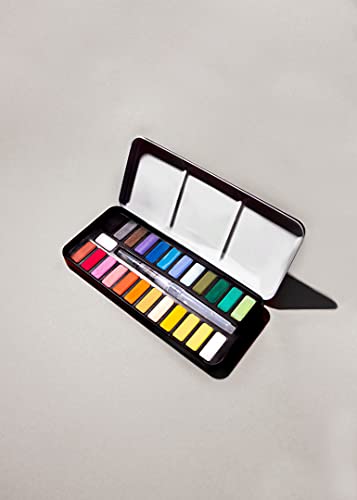 Omy Watercolor Paint Kit, Paint Brush Included, Perfect For Gift Giving Or An Art Enthusiast #TOP5