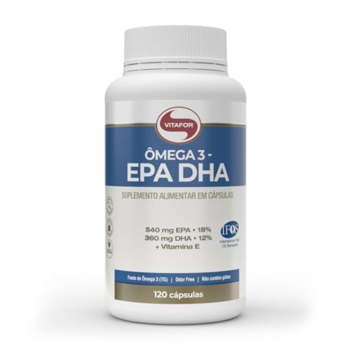 Ômega 3 EPA DHA 1g (120 Caps), VitaFor Ômega 3 EPA DHA 1g (120 Caps), VitaFor