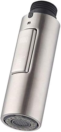 7Trees Universal Replacement Part Bathroom Kitchen Faucet Pull-Out Spray Head Water Nozzle (Stainless Steel Body)