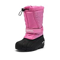 Sorel Youth Unisex Flurry Winter Boot Print, Orchid/Black, 1