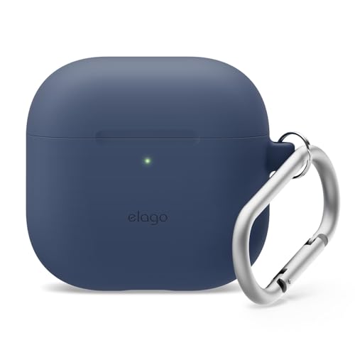 �yelago�z AirPods 4 �Ή� �P�[�X �V���R�� �J�o�[ �J���r�i �t�� �ϏՌ� �\�t�g ���^ �����h�~ ���C�����X�[�d MagSafe �Ή� [ AirPods4 �G�A�|�b�c 4 ��4���� �Ή� ] SILICONE HANG CASE �W�[��