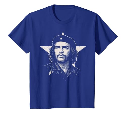 Che Guevara Shirt Star Rebel T-Shirt, Youth, Royal Blue, X-Small