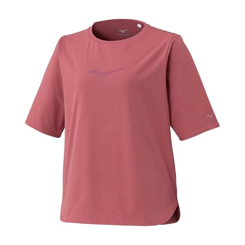 [ミズノ] スポーツ ソフトドライTシャツ（ワイドシルエット） 吸汗速乾 32MAC815 レディース モーブピンク