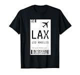 Los Angeles vacation flight ticket LAX airport T-Shirt