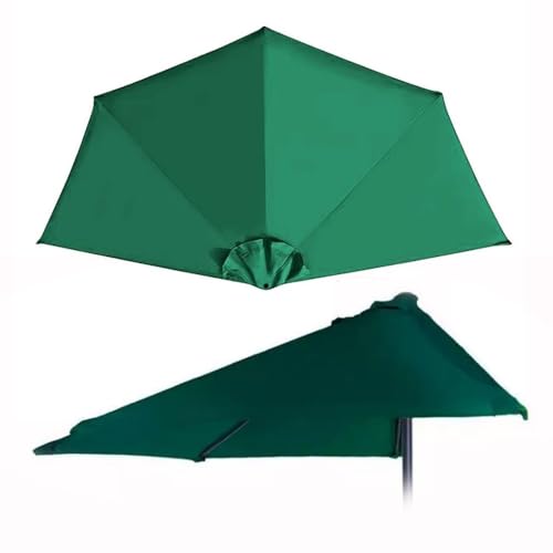 Toile parasol demi-rond 9 pieds anti-UV pour remplacer un toit usé de balcon