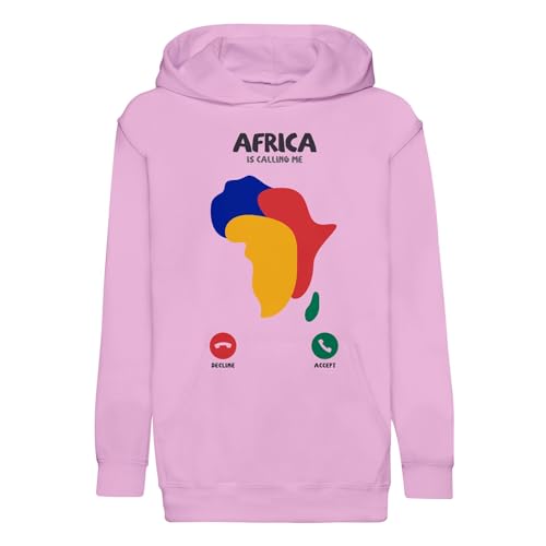 Sweat enfant L'Afrique m'appelle hoodie tourisme culture voyage pour garçon et fille