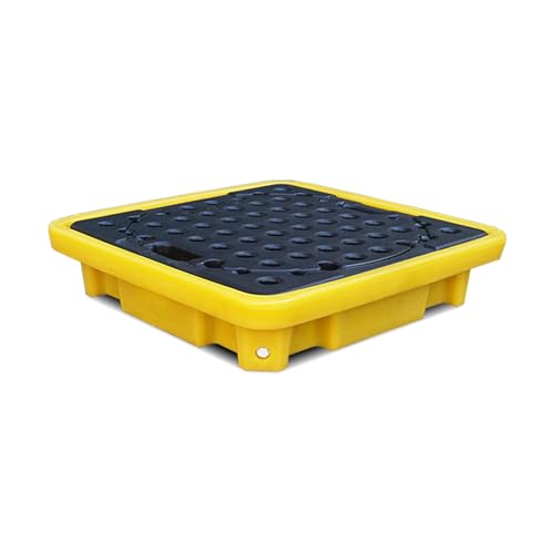 Plateforme de rétention modulaire pour garage avec bac amovible en polyéthylène