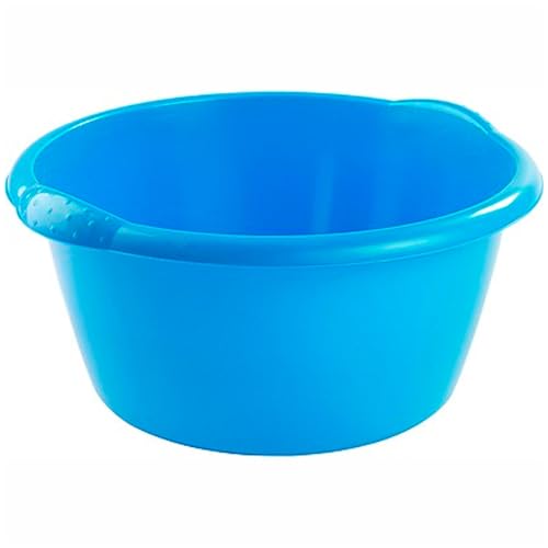 Tradineur - Cubo, Barreño, Tina Multiusos - Fabricado en Plástico - Producto y Utensilio de Limpieza - Forma Redonda - Capacidad de 50 litros - Ø 60 x 29 cm - Color Aleatorio