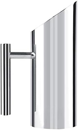 Stainless Steel Water Jug with Ice Guard, Drinking Pitcher Water Pot for Coffee Iced Tea Milk Juice Cold Beverages