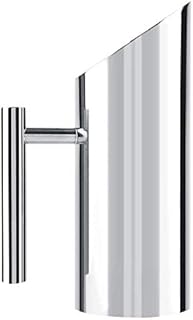 Stainless Steel Water Jug with Ice Guard, Drinking Pitcher Water Pot for Coffee Iced Tea Milk Juice Cold Beverages