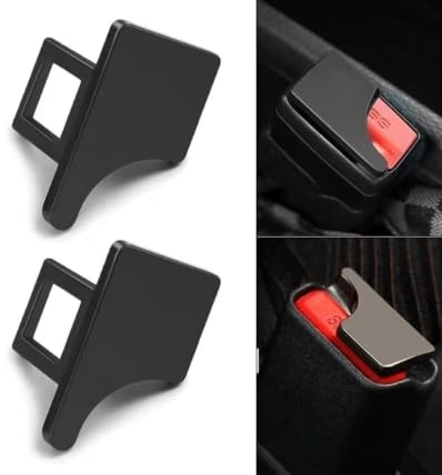 2-Pack Adjustable Pet Seat Belt Clips – Durable Metal Car Harness Connectors for Dogs & Cats, Universal Fit for Vehicle Seat Belts, Enhanced Safety & Security-image-4