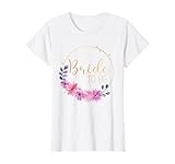 Blütenhochzeit Braut T-Shirt Kollektion