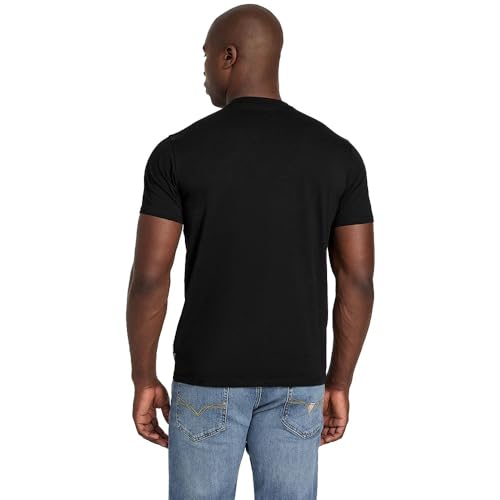 Guess Para Hombre. M5YI41KBW41 Camiseta Con Logotipo Bordado Negro (L), Casual, PoliéSter, Manga Corta - 2
