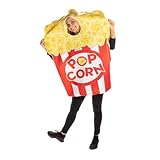 Hauntlook Poppin' Popcorn Halloween Costume - Funny Food Unisex Adult One Size Suit