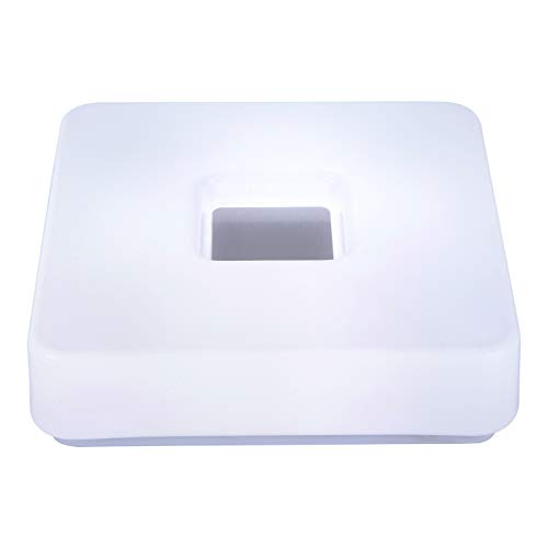 Preisvergleich Produktbild Modernes Weiß Acryl LED quadratisch Schlafzimmer Deckenleuchte Lampe schlichtes Design Balkon Deckenleuchte Wohnzimmer Deckenleuchte Leuchten Modern Large (32W)