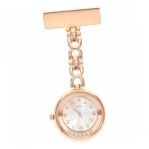 OATIPHO シー女性用ナースウォッチ 吊り下げ式ナース懐中時計 ナースフォブウォッチ 看護師の懐中時計 アルミ合金製実用ポケットウォッチ