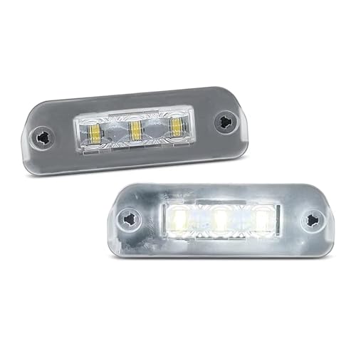 Luz placa matrícula coche LED anti-humedad para Benz X164 W164 2PZ
