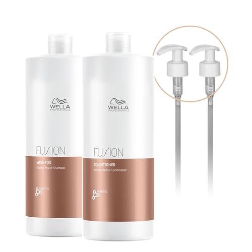 Kit Wella Professionals Fusion Shampoo Condicionador e Válvula (4 produtos) Kit Wella Professionals Fusion Shampoo Condicionador e Válvula (4 produtos)