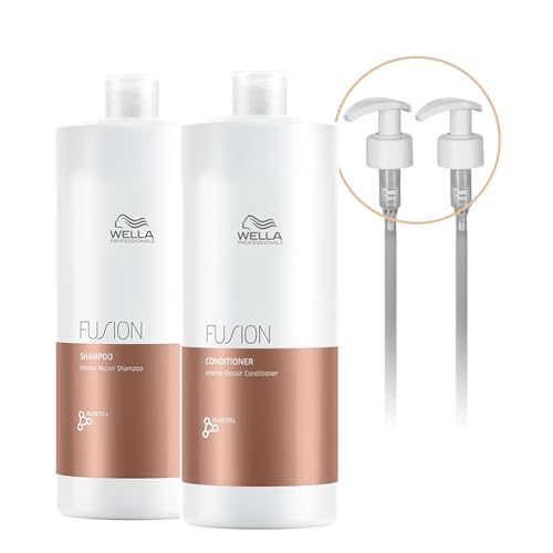 Kit Wella Professionals Fusion Shampoo Condicionador e Válvula (4 produtos)