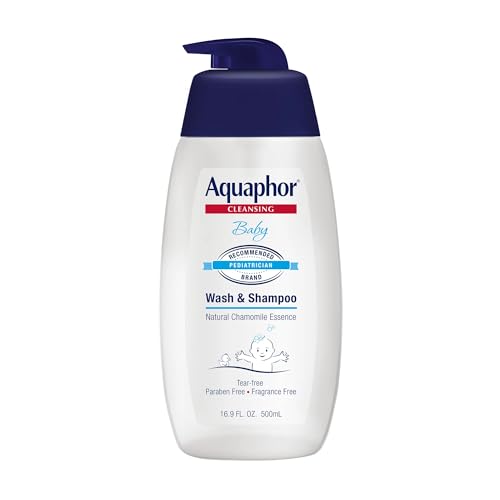 Image of Aquaphor Baby Cleansing Wash And Shampoo 16 Ounce Pump (500ml) (2 Pack)