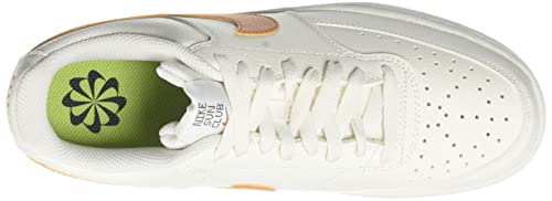 Image of Nike Mens Court Vision Lo Nn Sail /Hot Curry-Sail-Vivid Green Running Shoe - 7 UK (DH2987-104)