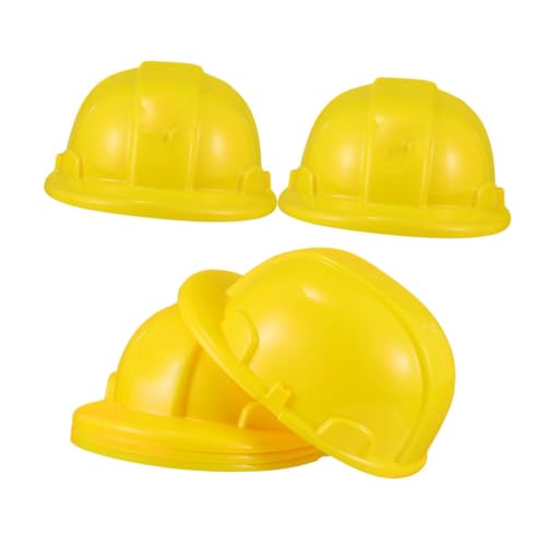 BESPORTBLE 6 Caschi da Costruzione per Plastica Flessibile Elmetti Leggeri e Sicuri per Giochi e Feste Tema Accessori Costume
