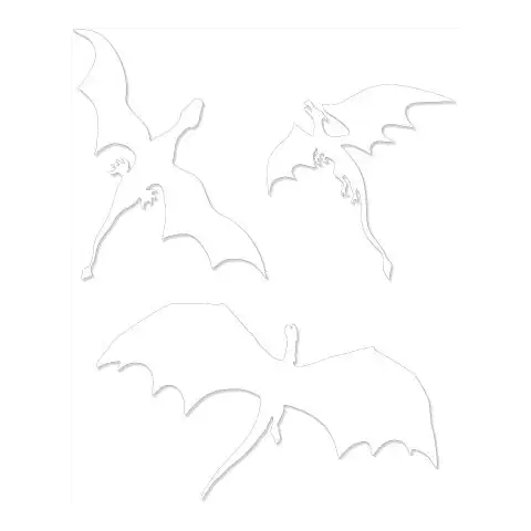 Overly Attached Decals 3 Dragons Flying Vinyl Decal for Car Truck Glass Window Laptop Electronics - 6" White Cover
