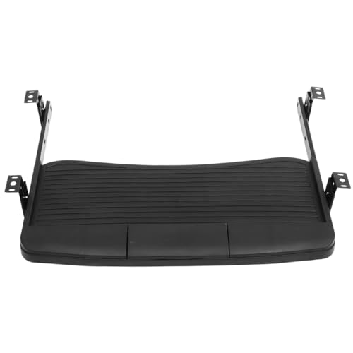 MAGICLULU Vassoio Per Tastiera Scorrevole Sotto Scrivania Cassetto Estraibile Ergonomico Per Organizzazione Ufficio Supporto Tastiera Multiuso Materiale Resistente All Usura Design Compatto E Pratico