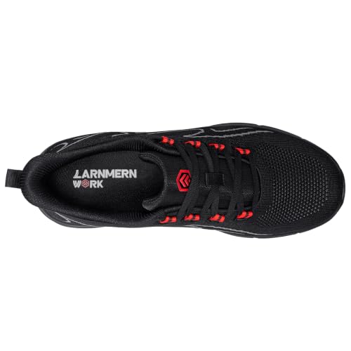 Image of LARNMERN Non Slip Work Boots for Mens Waterproof Chef Shoes