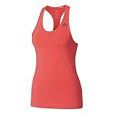 Größe - S adidas D2M Tank Solid T-Shirt für Damen, Rosa (Rosbas), S