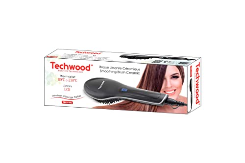 Brosse Chauffante Lissante Céramique 80 à 230° TBC-229L Techwood