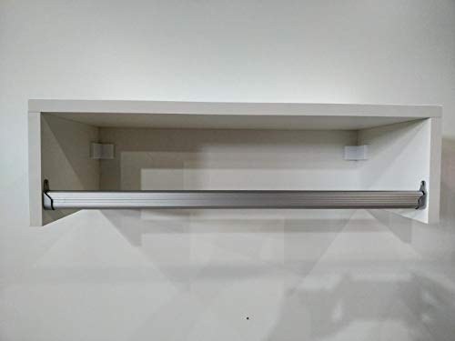 Arara De Roupas Cabideiro De Parede 60cm 100% Mdf (branco)