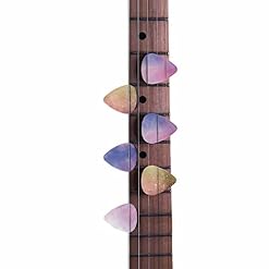 Howilath Lot de 6 médiators de guitare imprimés marbrés (0,96 mm) – Cadeau parfait pour elle et lui - Les Beatles, Paul McCartney, John Lennon, RIngo Starr, George Harrison Howilath Lot de 6 médiators de guitare imprimés marbrés (0,96 mm) - Cadeau parfait pour elle et lui – Image 5