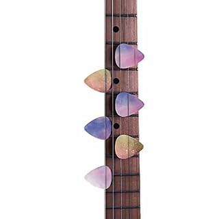 Howilath Lot de 6 médiators de guitare imprimés marbrés (0,96 mm) – Cadeau parfait pour elle et lui - Les Beatles, Paul McCartney, John Lennon, RIngo Starr, George Harrison Howilath Lot de 6 médiators de guitare imprimés marbrés (0,96 mm) - Cadeau parfait pour elle et lui – Image 5