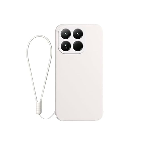 TRIPLE RIVER�EFor Xiaomi 15T �P�[�X �ϏՌ� �J�o�[ �X�g���b�v�t�� TPU �\�t�g�P�[�X �V���v�� �ی�P�[�X �X�g���b�v�� For �V���I�~ 15T(�z���C�g)