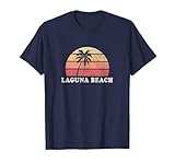 Laguna Beach CA Vintage 70s Retro Throwback Design Men Women Girls Kids T-Shirt