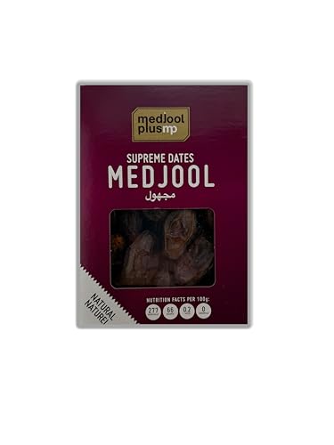 Seba Garden Supreme Medjool Dates 1kg Premium Jumbo Natural Dates Soft Sweet & Fresh No Added Sugar (Jumbo Size)