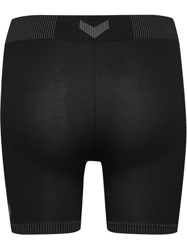 hummel Damen First Seamless Short Women Leggings, Black, XS-S EU, Schwarz, XS Slim