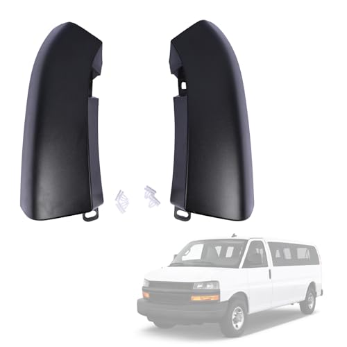 Magimaker Roof Molding Rear Exterior Left & Right Side 15215525 15215527 Compatible with Chevy Chevrolet Express/GMC Savana 1500 2500 3500 2003-2023 Driver & Passenger Side Panel Applique Molding