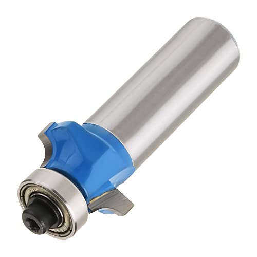 Utoolmart 超硬ルータービット トリマービット 木工ルータービット 1/2x5/16 1本入り 超硬トリマ・ルータービット フォスナービット ランダムカラー 丸面ビットボーズ面工業用 超硬チップコロ フライスカッター 切削工具