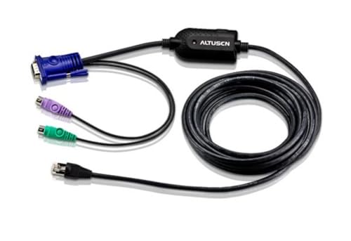 Module VGA PS2 ATEN KA7920 câble Cat5 intégré 4.5m haute fidélité signal