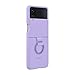 Samsung Galaxy Z Flip4 Official Silicone Cover with Ring Bora Purple
