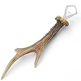 wunderschöner Flaschenöffner mit Rehgeweih Griff, die Rehstange ist ein Naturprodukt und jeder Griff sieht anders aus. Wir fotografieren deshalb für Sie jedes Stück einzeln. Sie erhalten genau diesen Öffner.