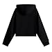 Demon Hunters Girls Casual Hoodie Cute Pattern Anime Prints Sweatshirt Novelty Long Sleeve Fashion Pullover Black